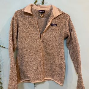 Pelican Color quarter zip up pullover Patagonia